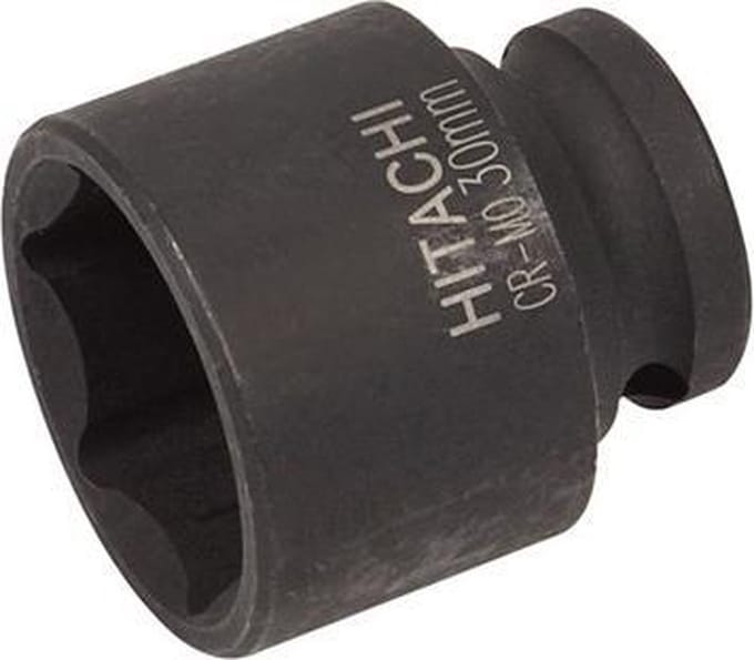 Hitachi Krachtdop SW 30mm x 1/2" vierkant x lengte 38mm
