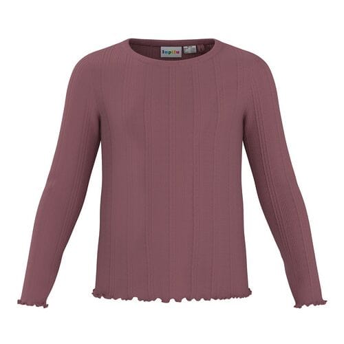LUPILU Kinder longsleeve (Lichtroze, 122/128)
