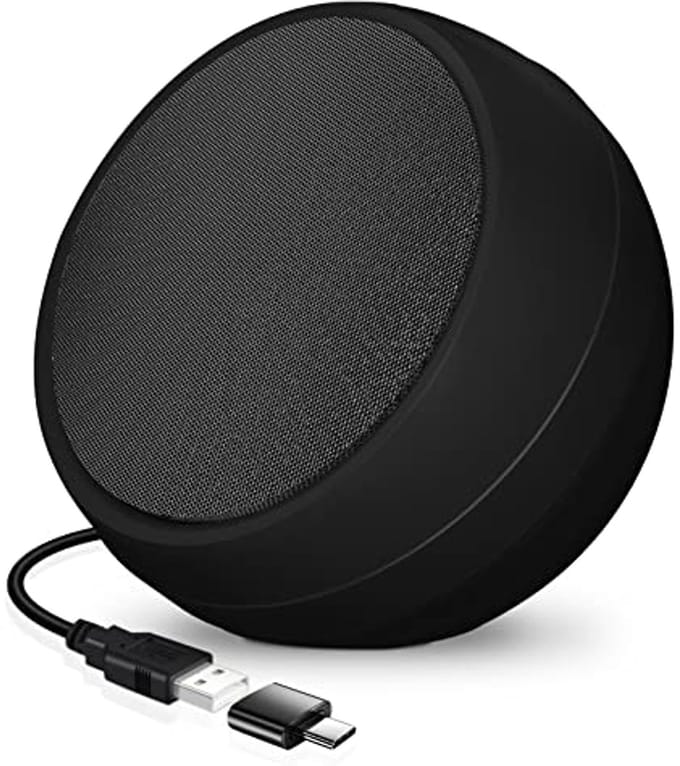 Mini USB Speakers voor Computer en Laptop - Heldere Geluid en Eenvoudige Plug and Play Connectie