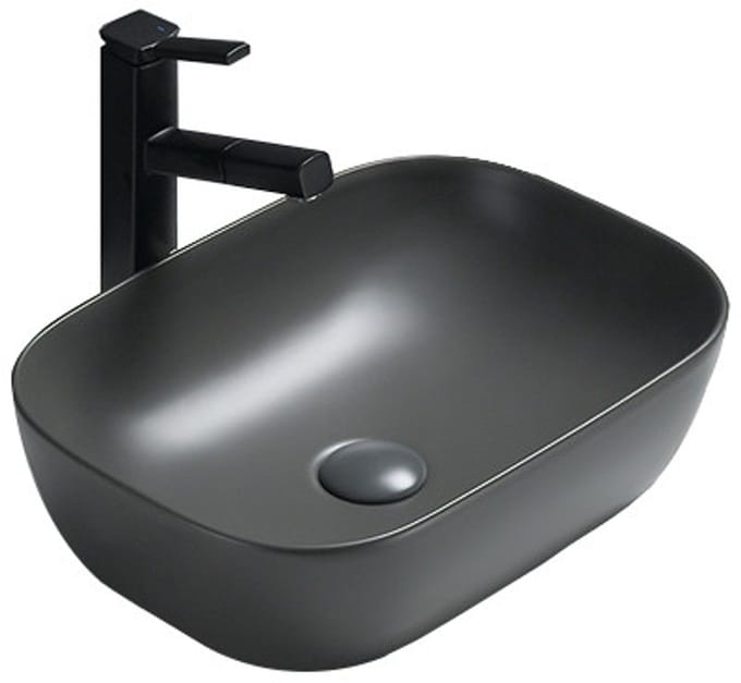 Mexen Rita opzetwastafel 45 x 32 cm, donkergrijs mat - 21084571