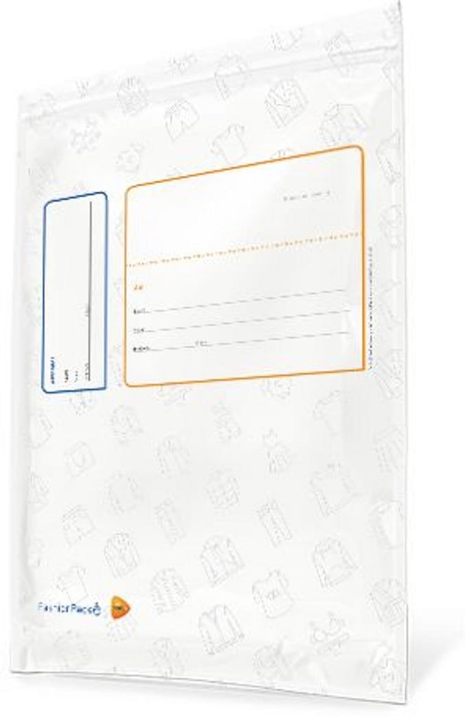 PostNL Fashionpack envelop brievenbus pakket 38x26,5 cm