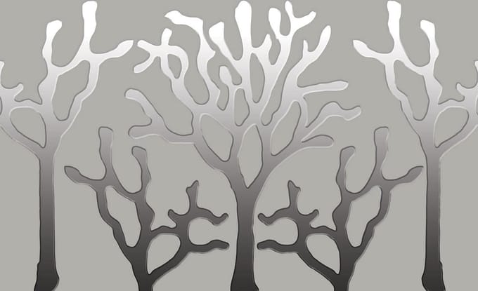 Tree Abstract Photo Wallcovering