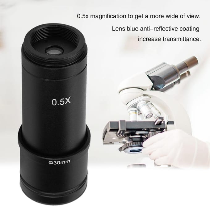 0.5X C-mount 3030.5mm Adapter voor Microscoop CCD Camera Oculairlens
