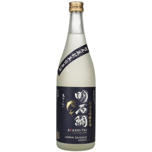 Akashi Sake Akashi-Tai JUNMAI DAIGINJO Genshu Japanese Sake 16% Vol. 0,72l
