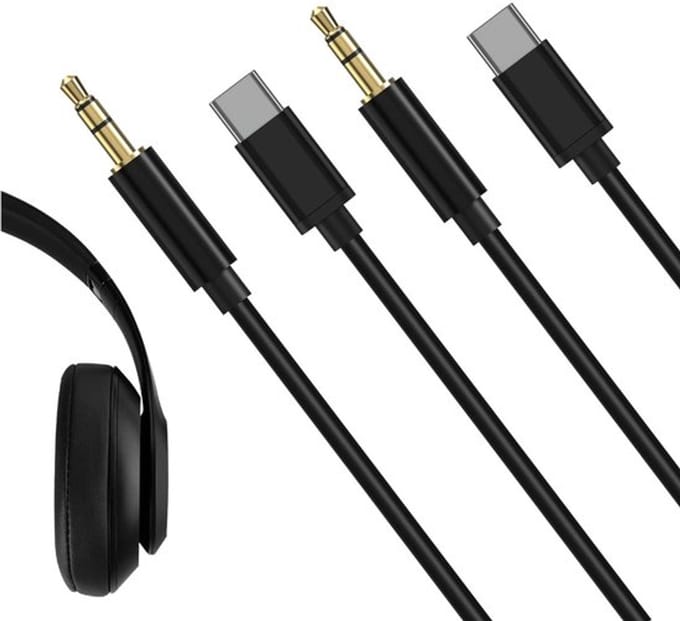 Onf3 - Type-C audiokabel - Usb-c naar 3,5 mm - 100 cm - Hoofdtelefoon