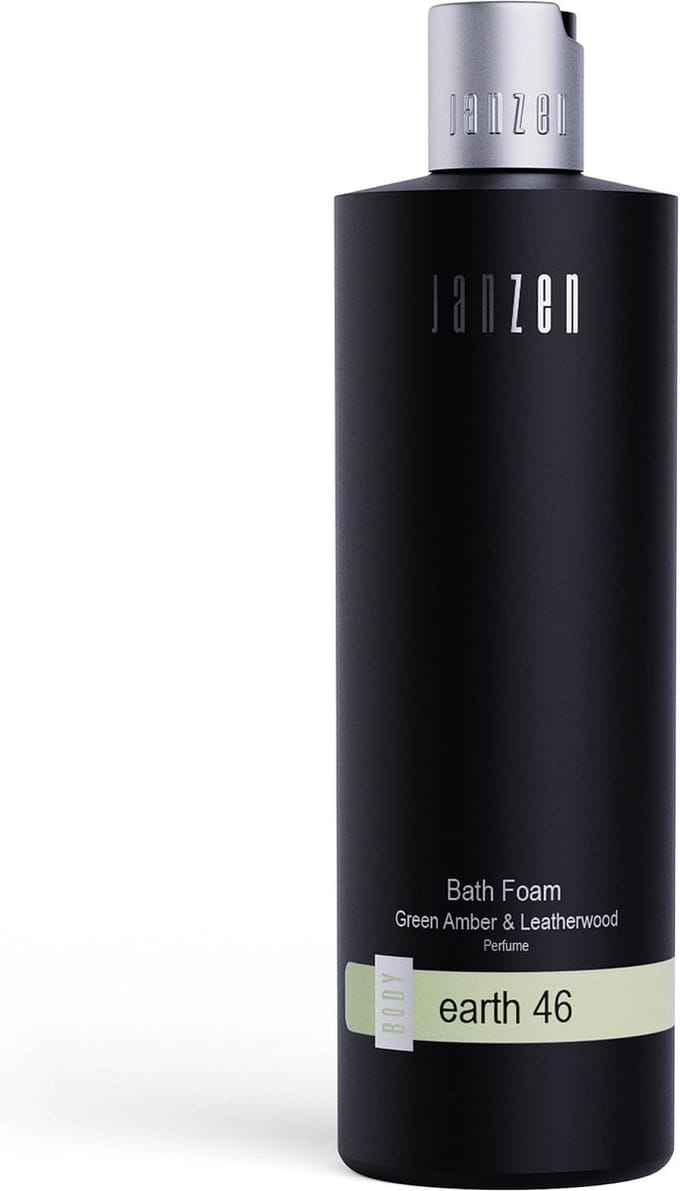 Janzen Earth 46 Bath Foam Mousse Green Amber & Leatherwood