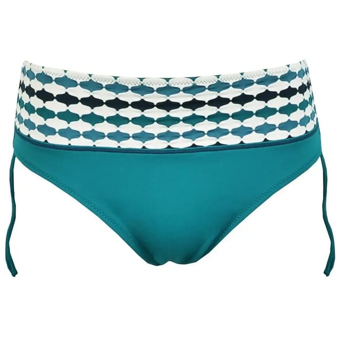 Hoge Taille Badmode Onderbroek Vrouw Red Point Fiala