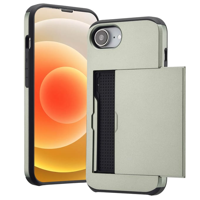 imoshion Hoesje met Pasjeshouder - Geschikt voor Apple iPhone 17e / 16e - Groen