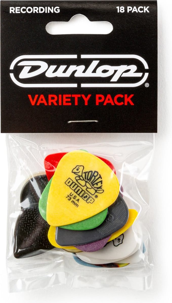 Jim Dunlop - Recording Variety - Plectrum - 18-pack