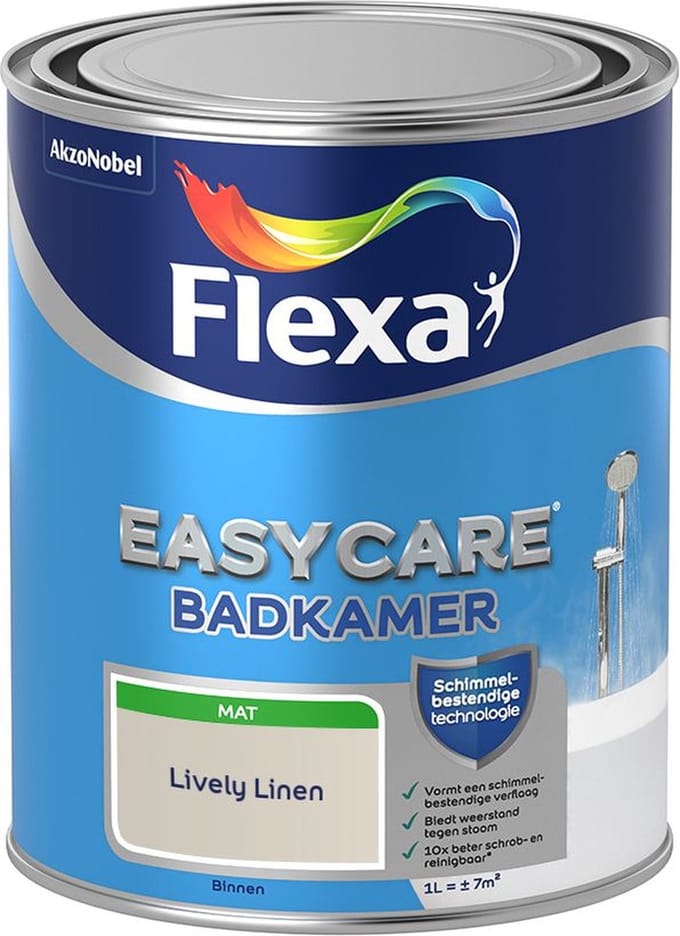 Flexa - Easycare Badkamer - Lively Linen - Mengverf - 1 L
