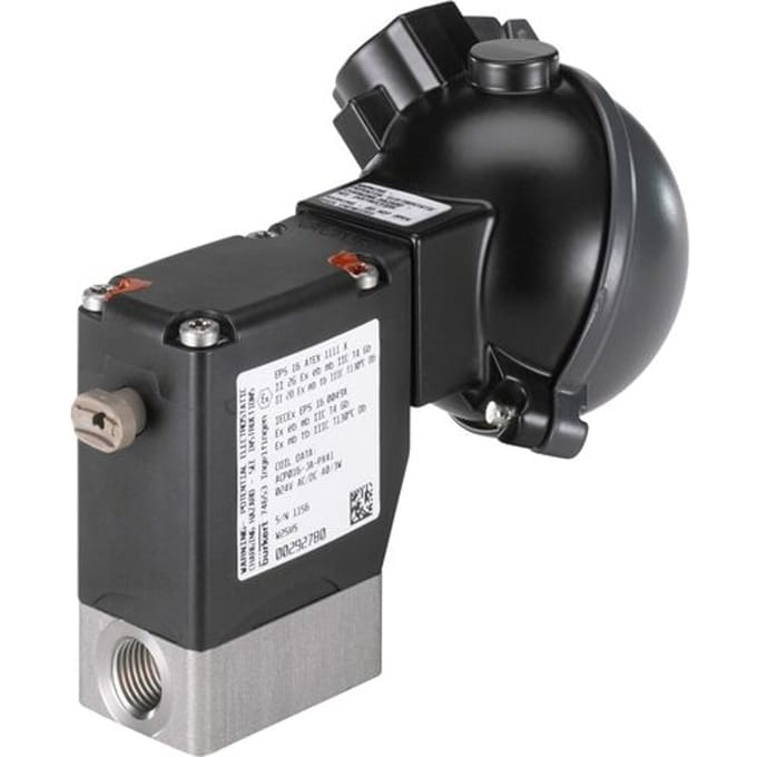 Magneetventiel NPT 1/4'' NC RVS FFKM 0-10bar/145psi 24VAC/DC ATEX 0330 366258
