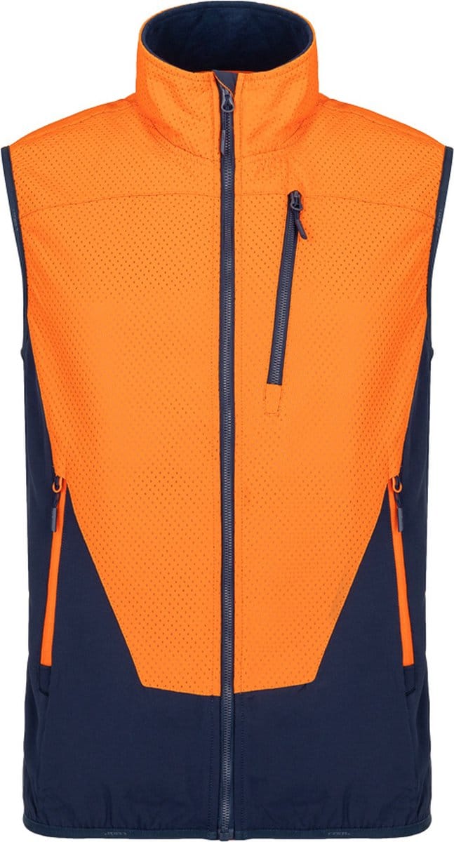 Softshell-vest Loap Uristo oranje voor heren - L