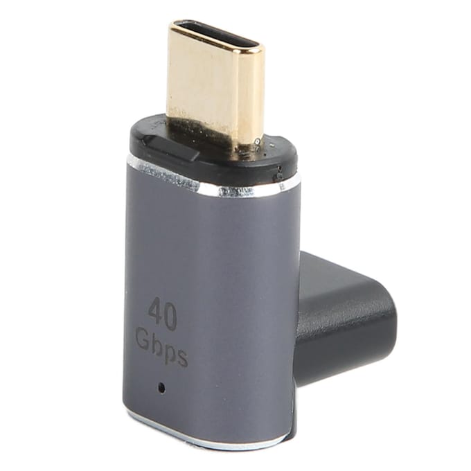 USB C Magnetische Adapter Rechte Hoek PD100W 40Gbps Ondersteuning 8K Type C Vrouwelijk naar Type C Mannelijk Magnetisch