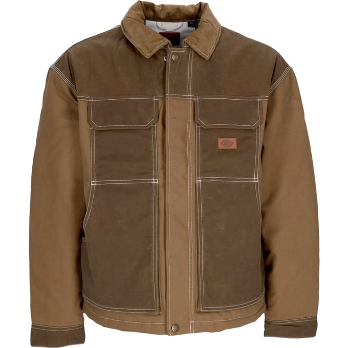 Mannenjas Lucas Waxed Pocket Front Jacket Acorn