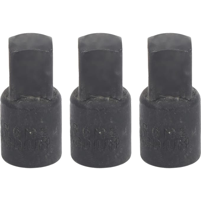 3 stuks Socket Adapter 38 naar 12 Ratelsleutel Converter Hoog Koolstofstaal Conversie Tool gray