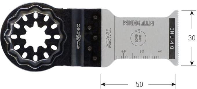 Rotec Starlock invalzaagblad, BiM, type MTF30bi, 30x50mm (10st.)