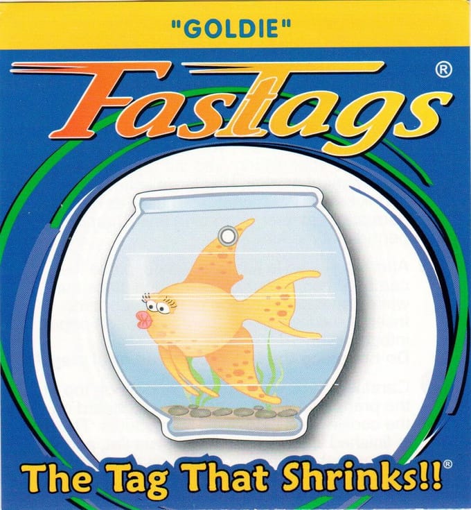FasTags Hondenpenning om zelf te maken ‘Goldie’