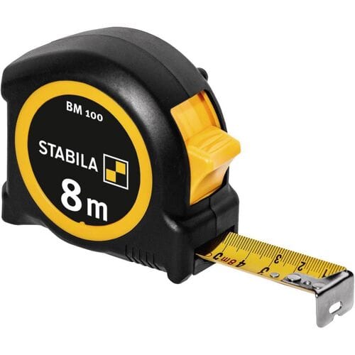 STABILA BM 100 rolbandmaat 8m metrisch - 19581
