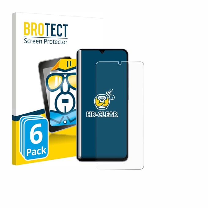 BROTECT - Screenprotector voor Samsung Galaxy A07 - Folie Beschermfolie transparant 6 Stuks