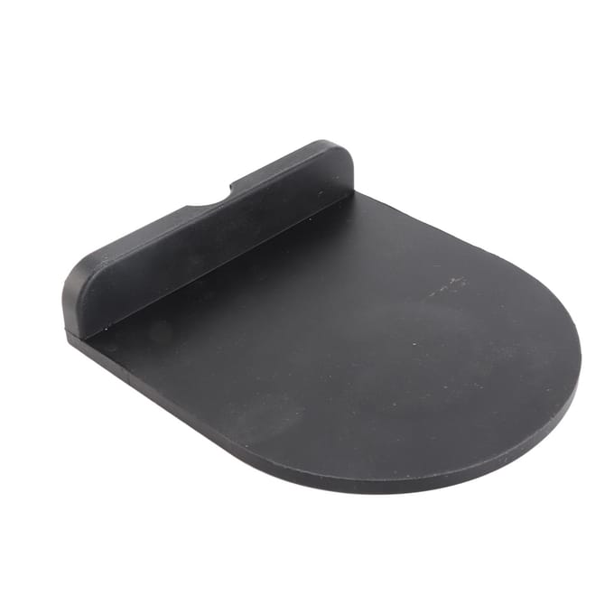 Mini support de tampon à café en silicone épais, tapis d'angle de tassement pour la cuisine black