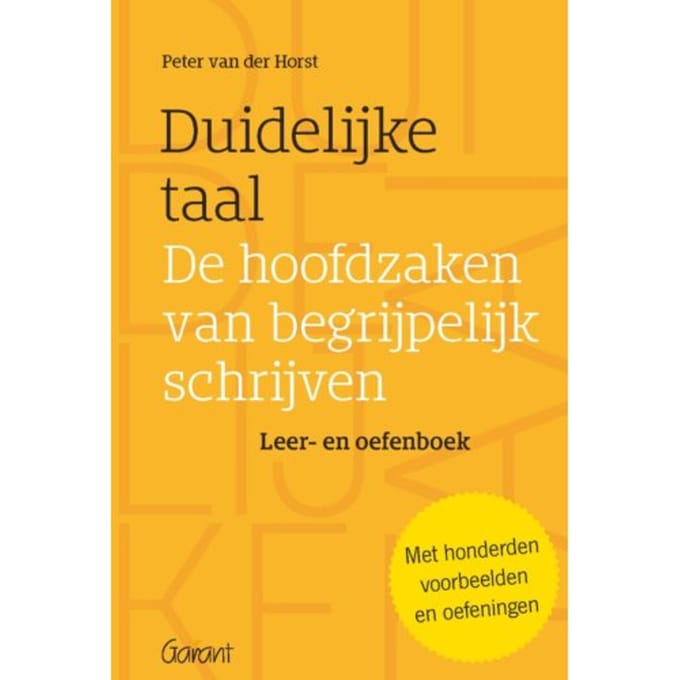 Duidelijke Taal - - Peter van der Horst