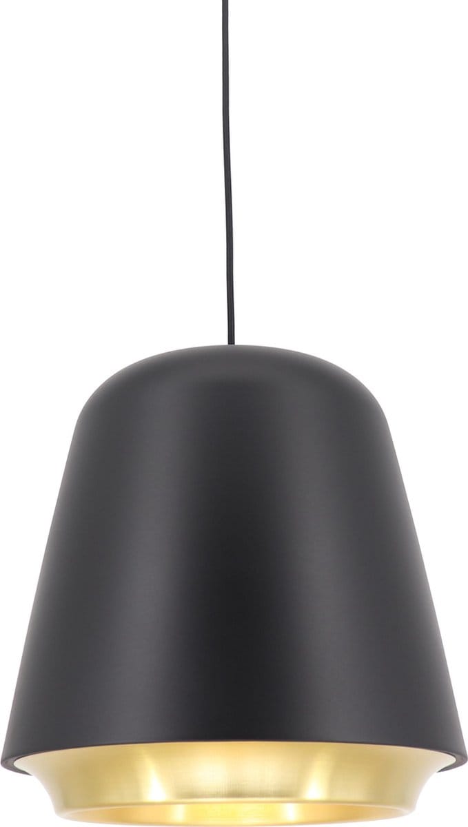 Artdelight - Hanglamp Santiago - Zwart / Goud - E27 - IP20 - Dimbaar