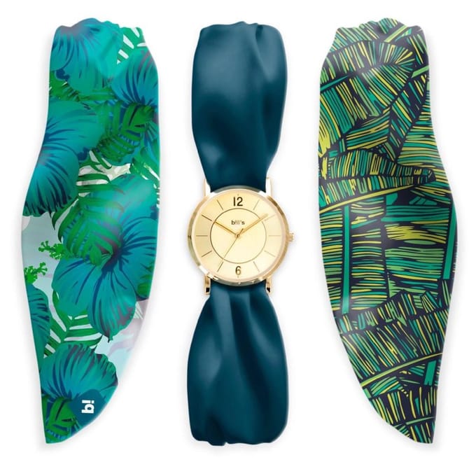 Set van horloge met 3 verschillende bandjes
