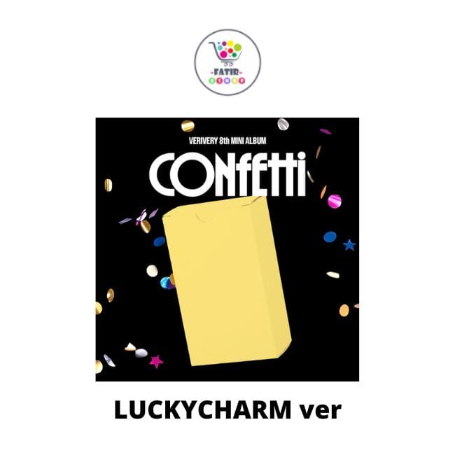 VERIVERY 8e MINI ALBUM [CONFETTI] LUCKYCHARM ver. + Gratis geschenk 1EA yellow