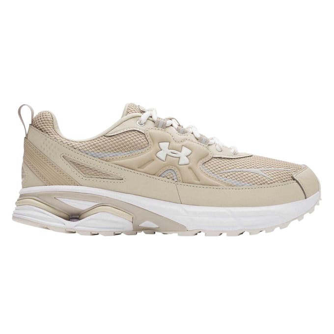 Under Armour Dames Apparition Tech Logo Leren Sneakers (Bruin)