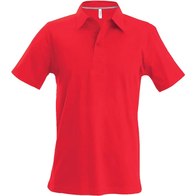 Kariban Kinderpolo korte mouwen K249 - Red - 10/12 Y (10/12 ans)