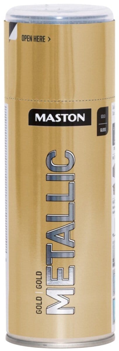 Maston Metallic - goud - spuitverf - 400 ml - spuitbus verf