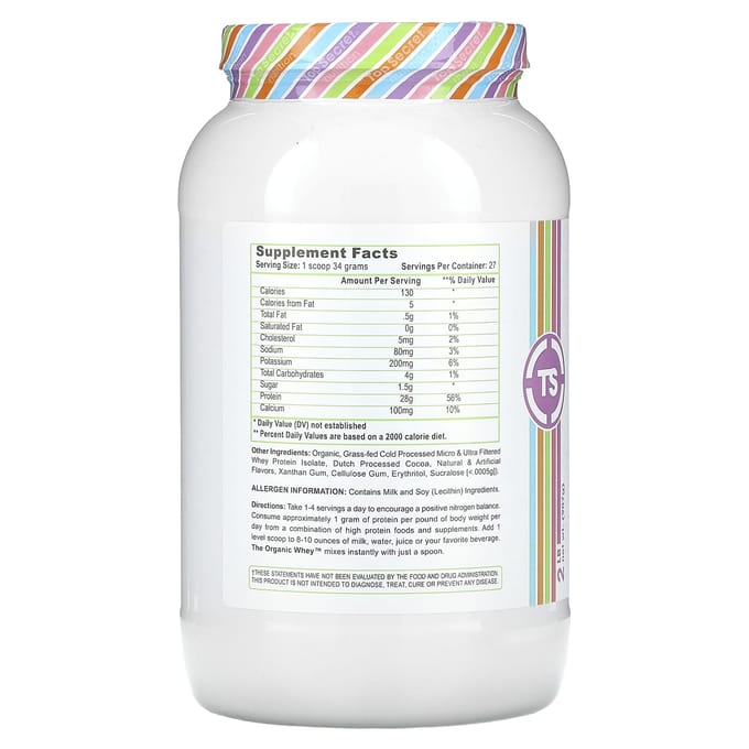 Top Secret Nutrition, Whey Bio, Milkshake Fudge Chocolat, 2 lb (907 g)