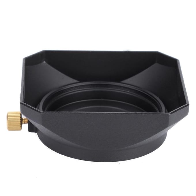 Accessoire de pare-soleil carré pour caméscope DV, filtre d'objectif de caméra vidéo numérique (40,5 mm) black