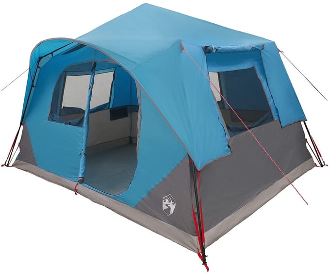 vidaXL - Directe - Tent - 8-persoons - Blauw - Polyester - en - Staal