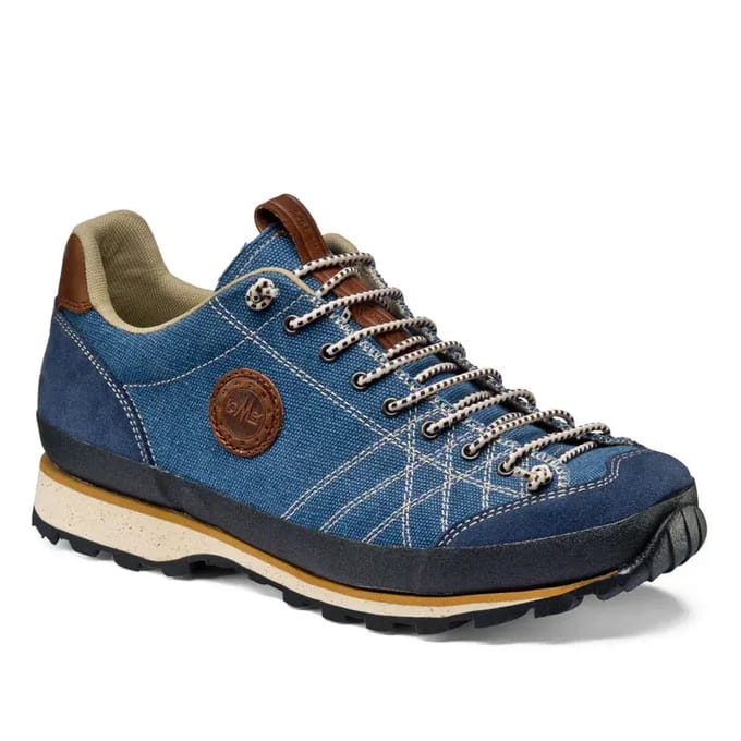 Lomer Bio Naturale Canvas Wandelschoenen Flag | Blauw | Canvas | Maat 38 | 50084.A.02