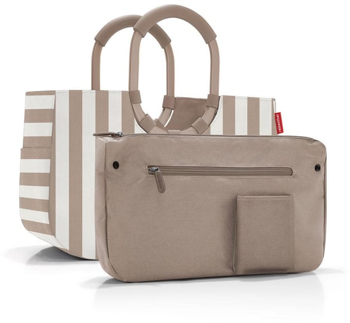 Reisenthel Loopshopper M Shopper Shopper - 12L - Summerstripes Coffee Zand