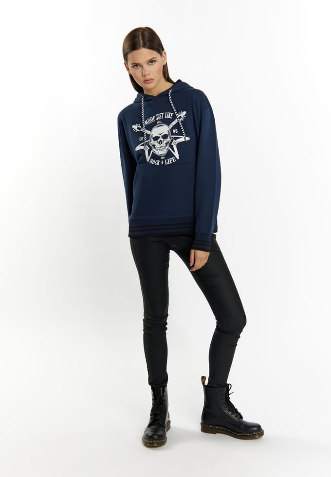 Mymo Hoodie Dames marine