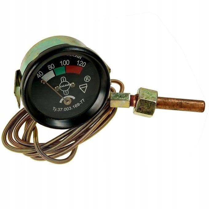 VERGIONIC - Watertemperatuurmeter - Met Sensor - MTZ 80 / 82 / 82A - Diameter 60mm - M18x1.5