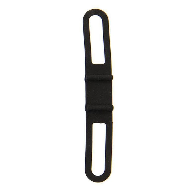 Nieuwe Mountainbike Hoge Elastische Siliconen Rubberen Band Universele Fietsband Tie Light Met zwart