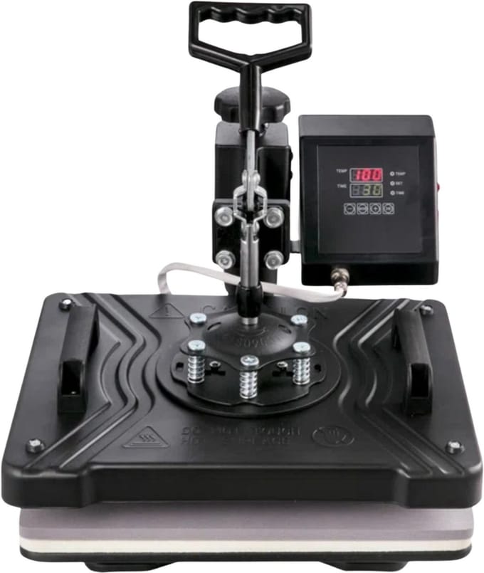Warmte persmachine - 5 in1 - Hittepers - T-shirt - Transferpers voor Bedrukking - Stalen frame