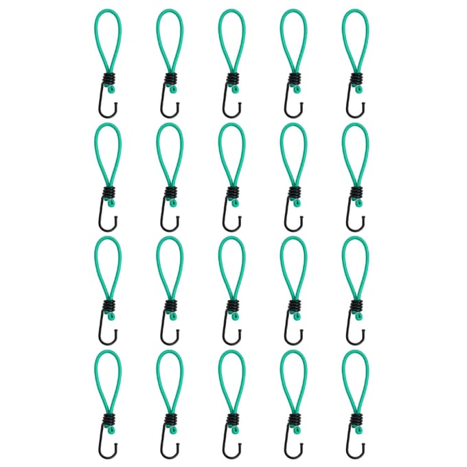vidaXL - Spanelastieken - met - haken - 20 - st - 15 - cm