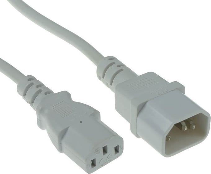 ACT Netsnoer C13 - C14 wit 5 m AK5428