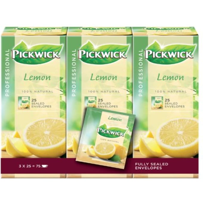 Thee Pickwick Fair Trade lemon 25x1.5gr