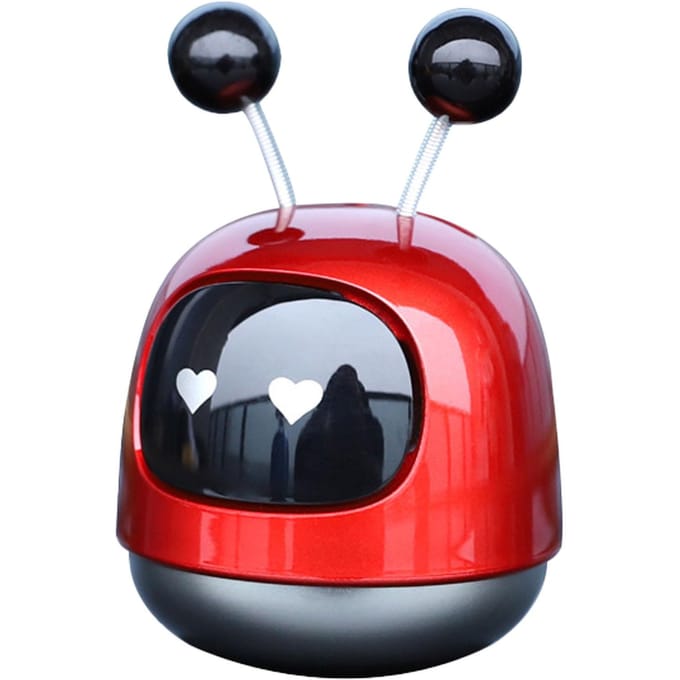 Auto Aromaverspreider Creatieve Robot Stijl Luchtrooster Parfum Ornament Vaste Parfum Langdurig red