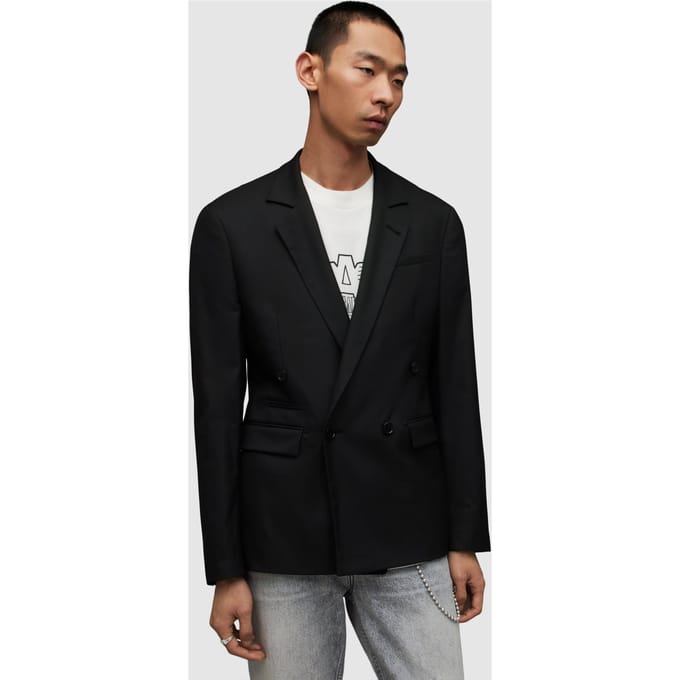 AllSaints Evar Blazer Black Taglia: 36 | Blazers Outlet | Uomo | Nero