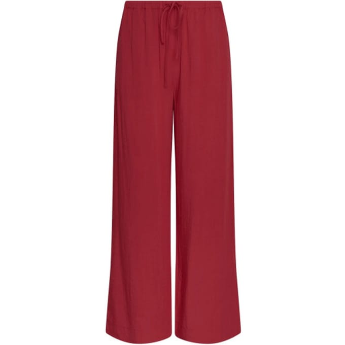 Stoffen broek van viscosemix met tunnelkoord model 'Daria'