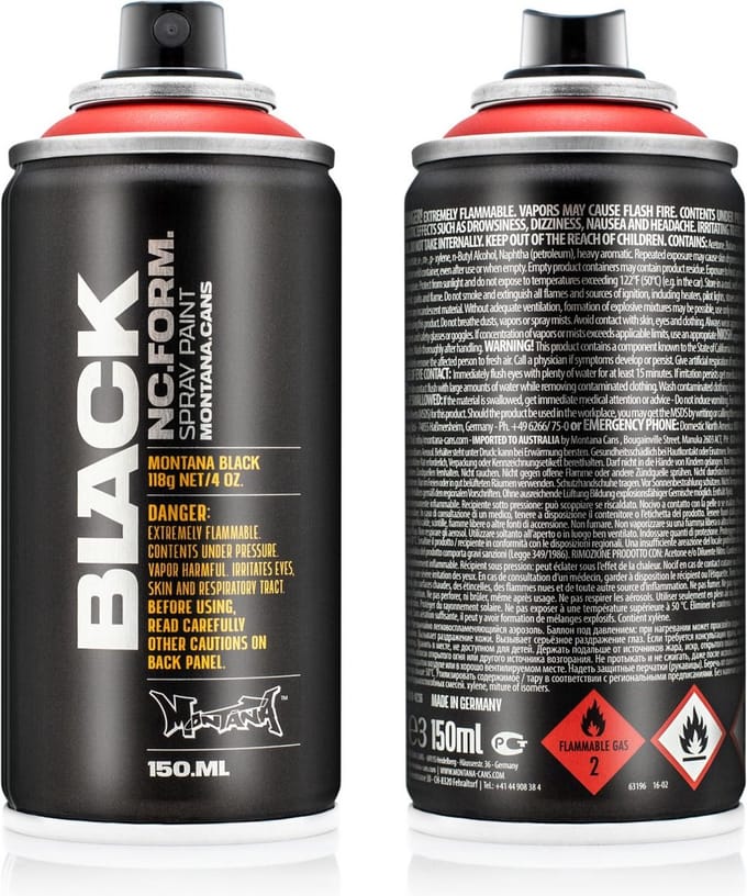 Montana BLACK POCKET 150ml Black