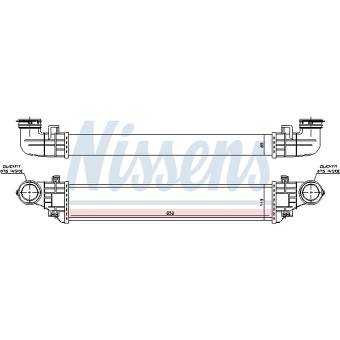 Intercooler NISSENS 96785