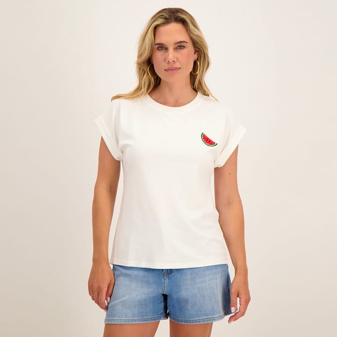 Je m'appelle Dames T-shirt - Wit - Maat XL