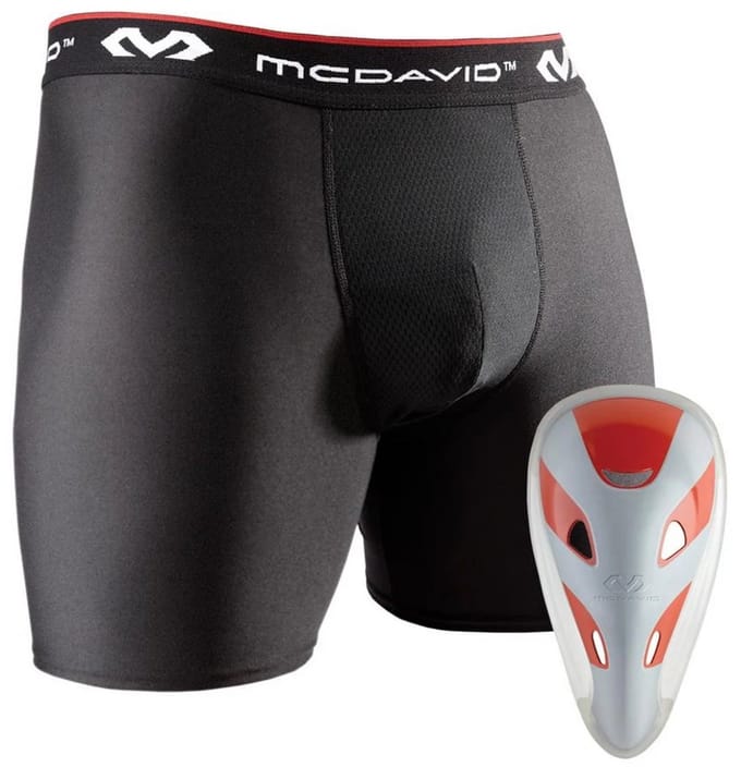 McDavid - MLB - Honkbal - Tok - Met Boxer Short - Inclusief FlexCup - Volwassenen - Zwart - Medium